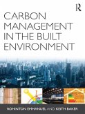 Carbon Management in the Built Environment (eBook, ePUB)