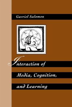 Interaction of Media, Cognition, and Learning (eBook, ePUB) - Salomon, Gavriel