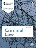 Criminal Lawcards 2012-2013 (eBook, ePUB)
