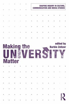 Cover Making the University Matter (eBook, PDF)
