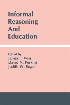 Cover Informal Reasoning and Education (eBook, PDF)