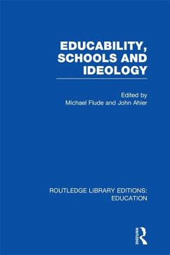 Cover Educability, Schools and Ideology (RLE Edu L) (eBook, ePUB)