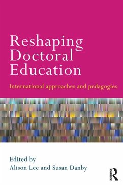 Reshaping Doctoral Education (eBook, PDF)