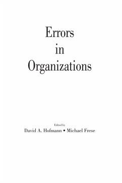Errors in Organizations (eBook, PDF)