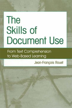 The Skills of Document Use (eBook, ePUB) - Rouet, Jean-Francois