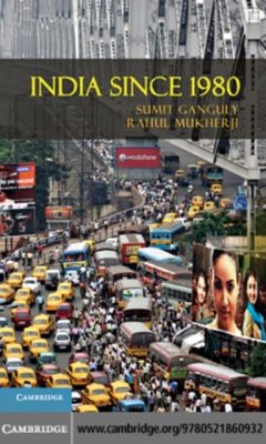 India Since 1980 (eBook, PDF) - Ganguly, Sumit