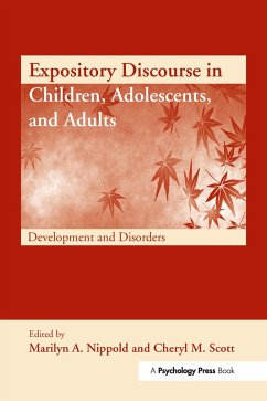 Cover Expository Discourse in Children, Adolescents, and Adults (eBook, PDF)