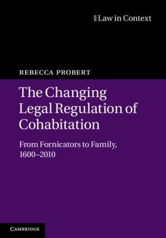 Changing Legal Regulation of Cohabitation (eBook, PDF) - Probert, Rebecca