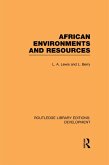 African Environments and Resources (eBook, PDF)
