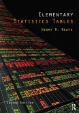 Elementary Statistics Tables (eBook, PDF)