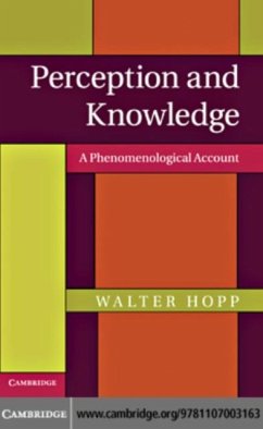 Perception and Knowledge (eBook, PDF) - Hopp, Walter