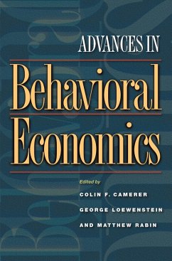 Advances in Behavioral Economics (eBook, PDF)