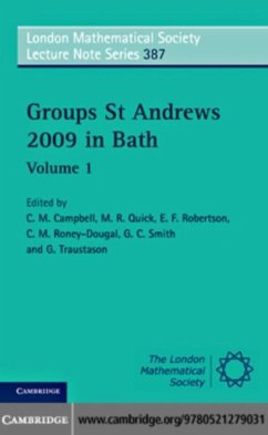 Cover Groups St Andrews 2009 in Bath: Volume 1 (eBook, PDF)