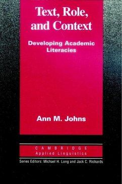 Text, Role and Context (eBook, PDF) - Johns, Ann M.