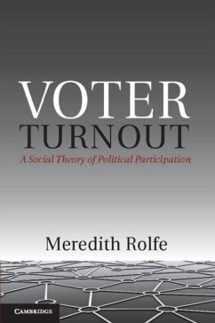Voter Turnout (eBook, PDF) - Rolfe, Meredith