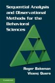 Sequential Analysis and Observational Methods for the Behavioral Sciences (eBook, PDF)
