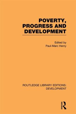 Poverty, Progress and Development (eBook, ePUB)