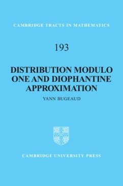 Distribution Modulo One and Diophantine Approximation (eBook, PDF) - Bugeaud, Yann
