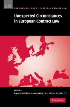 Unexpected Circumstances in European Contract Law (eBook, PDF)