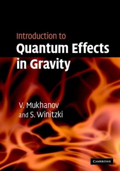 Introduction to Quantum Effects in Gravity (eBook, PDF) - Mukhanov, Viatcheslav