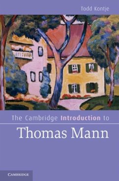 Cambridge Introduction to Thomas Mann (eBook, PDF) - Kontje, Todd