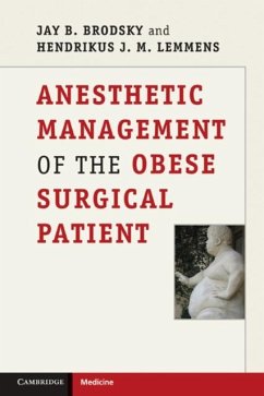 Anesthetic Management of the Obese Surgical Patient (eBook, PDF) - Brodsky, Jay B.