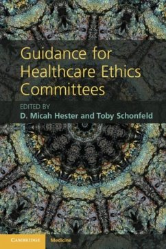 Cover Guidance for Healthcare Ethics Committees (eBook, PDF)