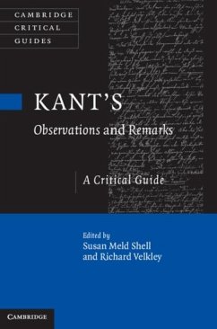 Kant's Observations and Remarks (eBook, PDF)
