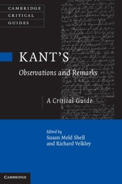 Kant's Observations and Remarks (eBook, PDF)