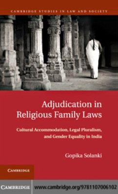 Cover Adjudication in Religious Family Laws (eBook, PDF)