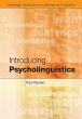 Introducing Psycholinguistics (eBook,... - Bild 1