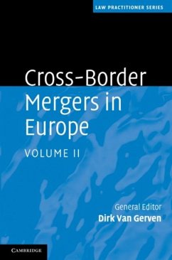 Cross-Border Mergers in Europe: Volume 2 (eBook, PDF)