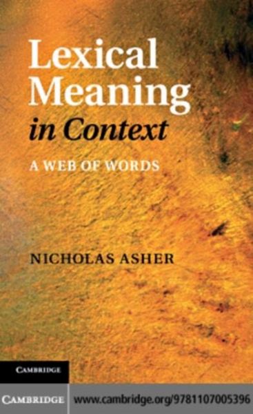 Lexical Meaning in Context (eBook, PDF) Lexical Meaning in Context (eBook, PDF)