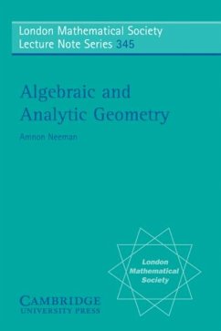 Cover Algebraic and Analytic Geometry (eBook, PDF)