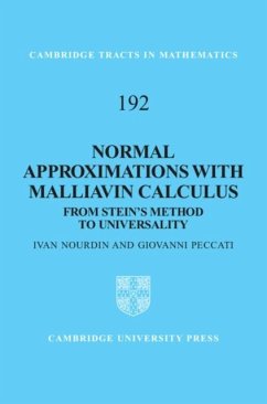 Cover Normal Approximations with Malliavin Calculus (eBook, PDF)