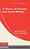 Theory of Fairness and Social Welfare (eBook, PDF)