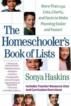 Homeschooler's Book of Lists (eBook, ePUB) - Haskins, Sonya