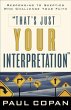That's Just Your Interpretation (eBook,... - Bild 1
