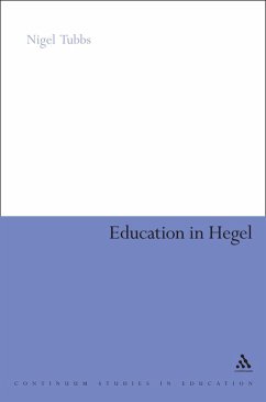 Education in Hegel (eBook, ePUB) - Tubbs, Nigel