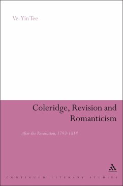 Cover Coleridge, Revision and Romanticism (eBook, ePUB)