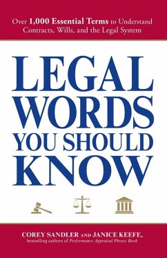 Legal Words You Should Know (eBook, ePUB) - Sandler, Corey