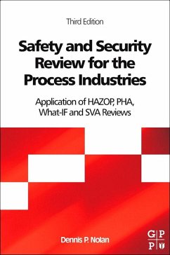 Safety and Security Review for the Process Industries (eBook, ePUB) - Nolan, Dennis P.