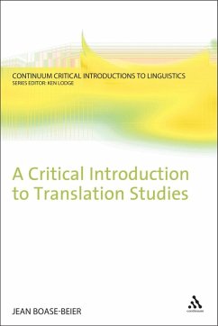 Cover A Critical Introduction to Translation Studies (eBook, PDF)