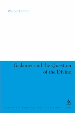 Cover Gadamer and the Question of the Divine (eBook, ePUB)