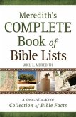 Meredith's Complete Book of Bible Lists (eBook, ePUB)