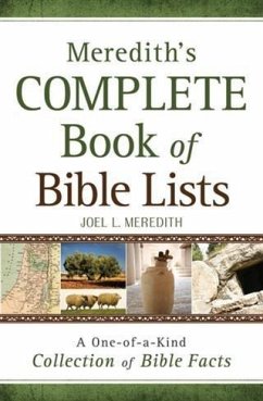 Meredith's Complete Book of Bible Lists (eBook, ePUB) - Meredith, Joel L.