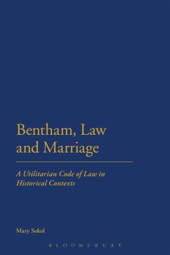 Bentham, Law and Marriage (eBook, ePUB) - Sokol, Mary