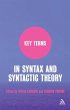 Key Terms in Syntax and Syntactic... - Bild 1