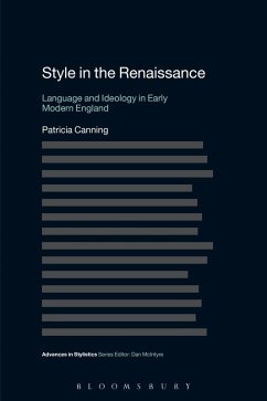 Style in the Renaissance (eBook, ePUB) - Canning, Patricia