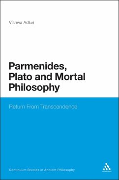 Cover Parmenides, Plato and Mortal Philosophy (eBook, PDF)
